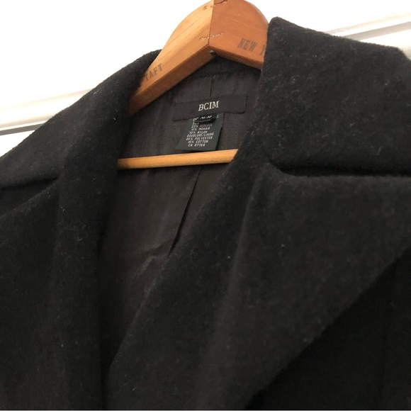 BCIM wool mohair winter trench coat - Picture 6 of 12